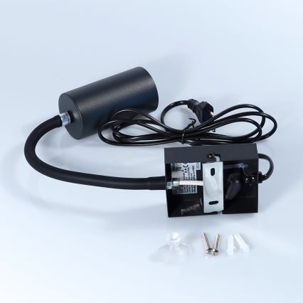 Globo - Flexibilná nástenná lampa 1xGU10/25W/230V čierna