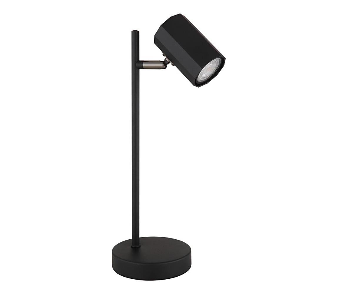 Globo 57918TB - Stolná lampa JAMES 1xGU10/5W/230V čierna 57918TB