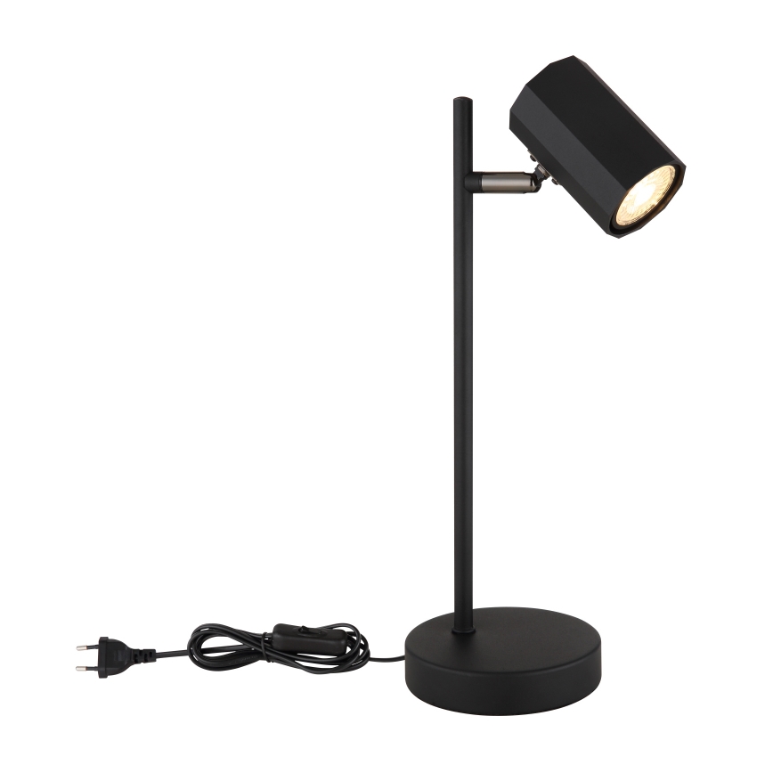 Globo - Stolná lampa 1xGU10/5W/230V čierna