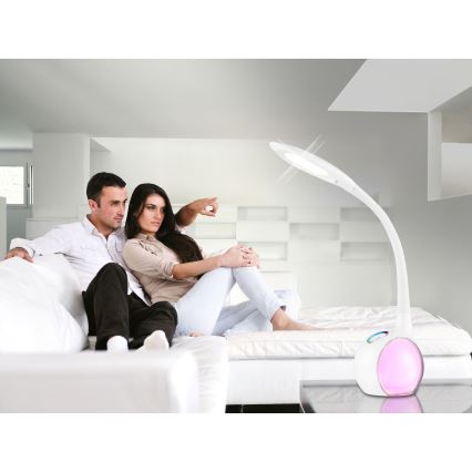 Globo 58278 - LED Stolná lampa TARRON 1xLED/5W + 2xLED/0,1W