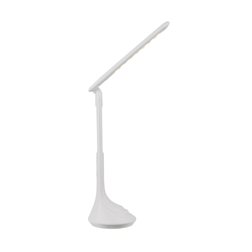 Globo - LED Stmievateľná nabíjacia stolná lampa s displejom LED/4W/230V 2200 mAh biela