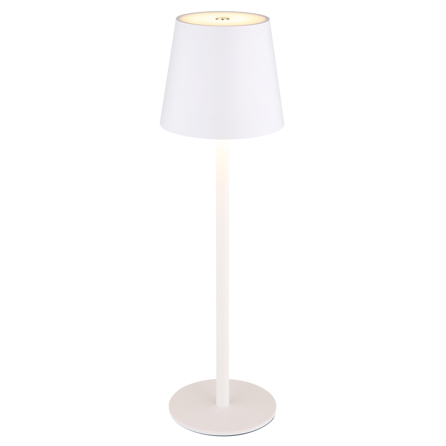 Globo - LED Stmievateľná dotyková vonkajšia lampa LED/3W/3,7V IP44 1800 mAh USB biela