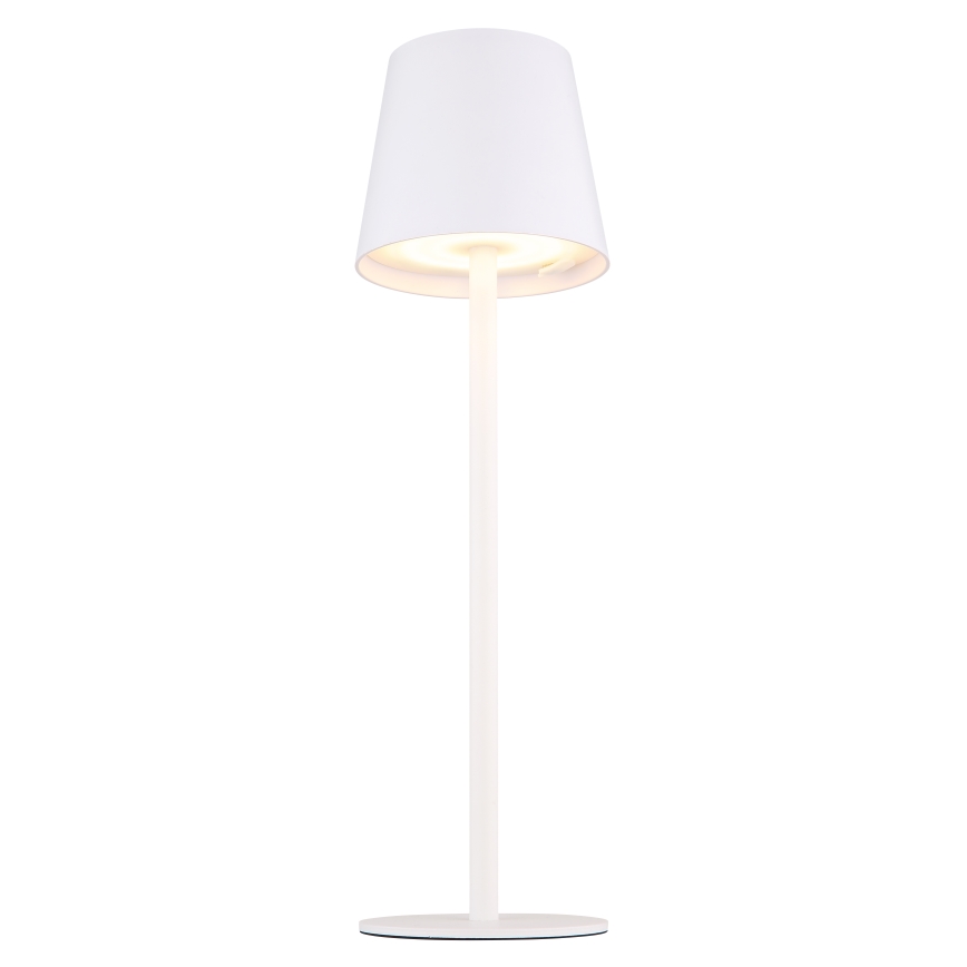 Globo - LED Stmievateľná dotyková vonkajšia lampa LED/3W/3,7V IP44 1800 mAh USB biela
