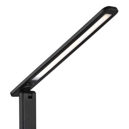 Globo - LED Dotyková stmievateľná nabíjacia stolná lampa LED/5W/5V 2700/4000/6500K 1800 mAh čierna