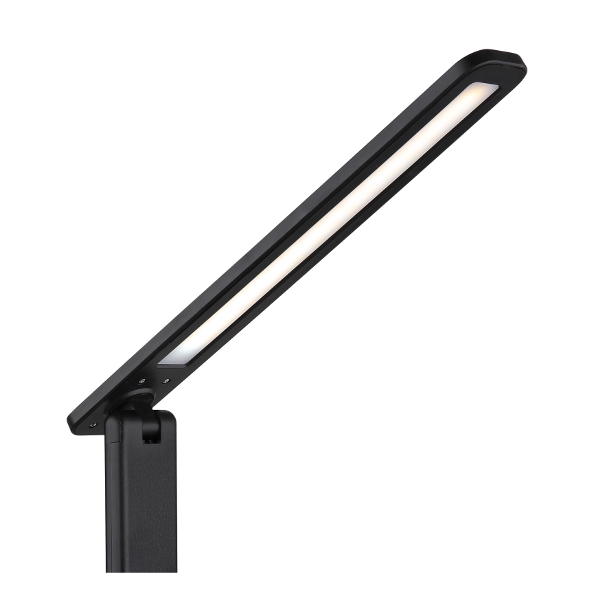 Globo - LED Dotyková stmievateľná nabíjacia stolná lampa LED/5W/5V 2700/4000/6500K 1800 mAh čierna