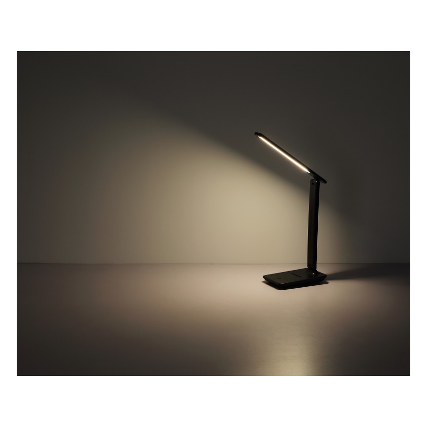 Globo - LED Dotyková stmievateľná nabíjacia stolná lampa LED/5W/5V 2700/4000/6500K 1800 mAh čierna