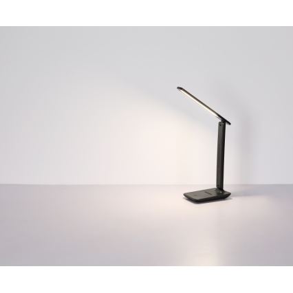 Globo - LED Dotyková stmievateľná nabíjacia stolná lampa LED/5W/5V 2700/4000/6500K 1800 mAh čierna