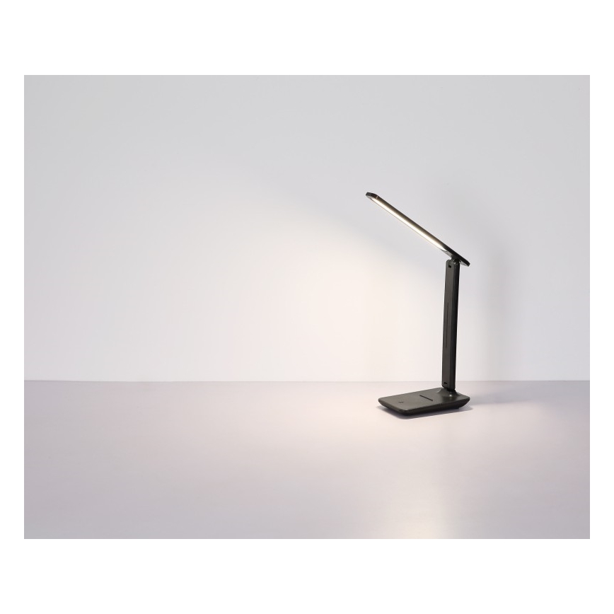 Globo - LED Dotyková stmievateľná nabíjacia stolná lampa LED/5W/5V 2700/4000/6500K 1800 mAh čierna