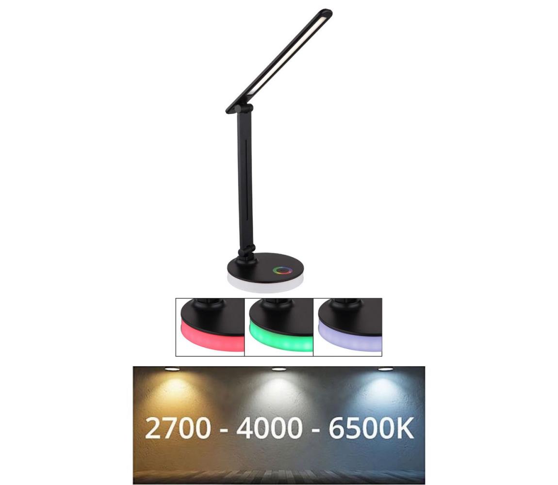 Globo Globo 58445B - LED RGBW Stmievateľná stolná lampa GERALDO LED/5W/230V + LED/2W 