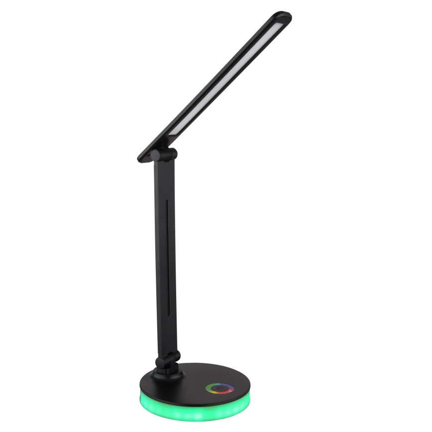 Globo - LED RGBW Stmievateľná dotyková stolná lampa LED/5W/230V + LED/2W 2700K/4000K/6500K čierna