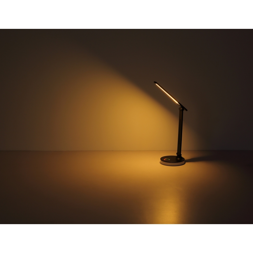 Globo - LED RGBW Stmievateľná dotyková stolná lampa LED/5W/230V + LED/2W 2700K/4000K/6500K biela