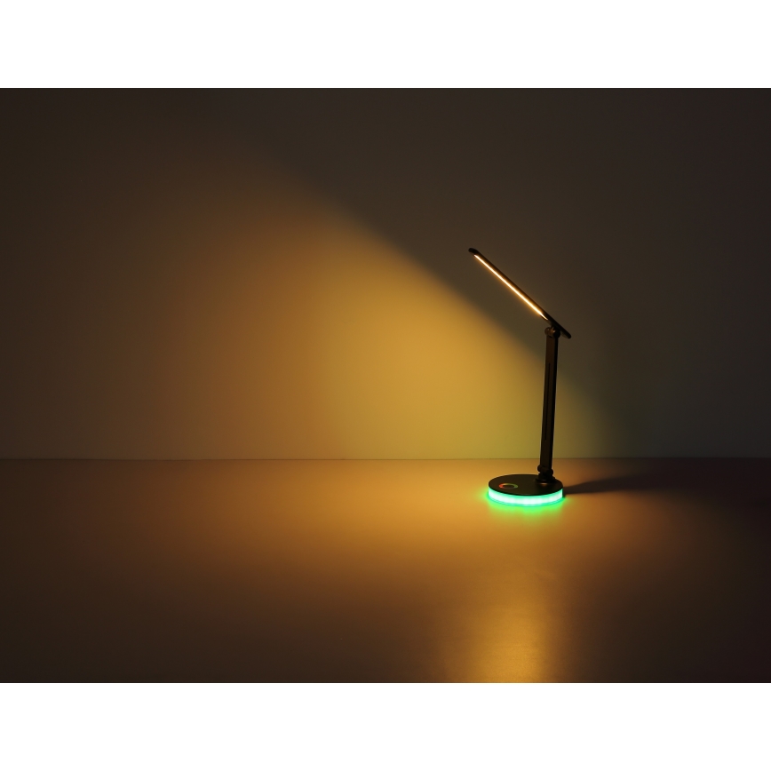 Globo - LED RGBW Stmievateľná dotyková stolná lampa LED/5W/230V + LED/2W 2700K/4000K/6500K biela