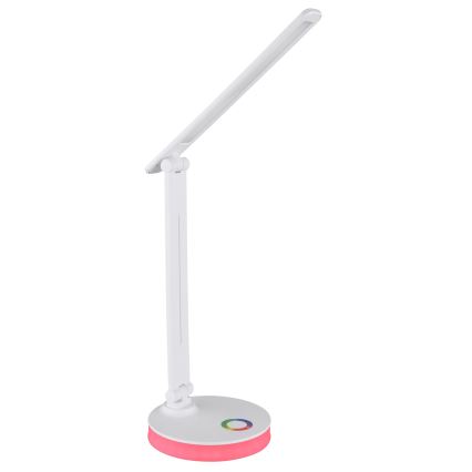 Globo - LED RGBW Stmievateľná dotyková stolná lampa LED/5W/230V + LED/2W 2700K/4000K/6500K biela