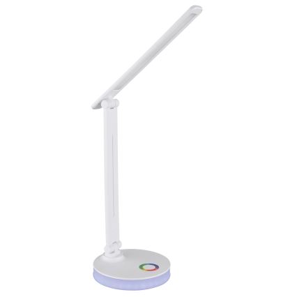 Globo - LED RGBW Stmievateľná dotyková stolná lampa LED/5W/230V + LED/2W 2700K/4000K/6500K biela
