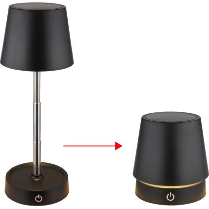 Globo - LED stmievateľná dotyková dobíjateľná stolová lampa LED/1,2W/5V 1200 mAh