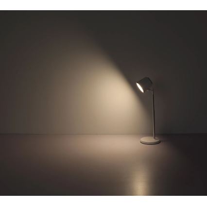 Globo - LED Stmievateľná dotyková stolná lampa 4v1 LED/6W/3,7V 3000K/4000K/6500K 1500 mAh USB biela