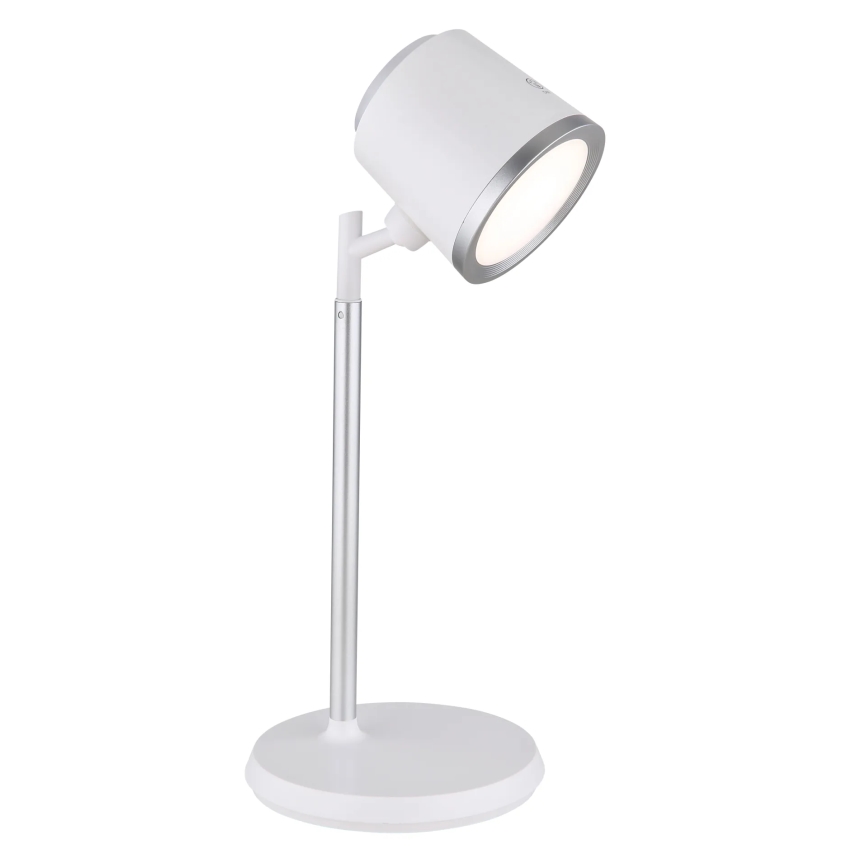 Globo - LED Stmievateľná dotyková stolná lampa 4v1 LED/6W/3,7V 3000K/4000K/6500K 1500 mAh USB biela
