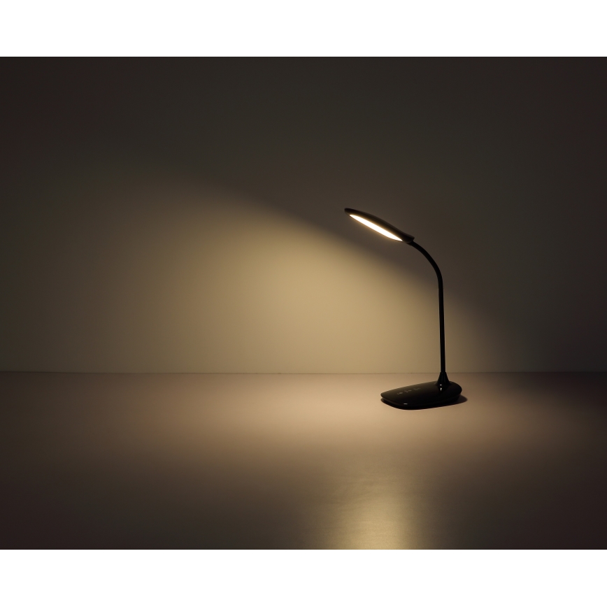 Globo - LED Stmievateľná dotyková stolná lampa LED/9W/230V 3000K/4000K/6500K CRI 90 čierna