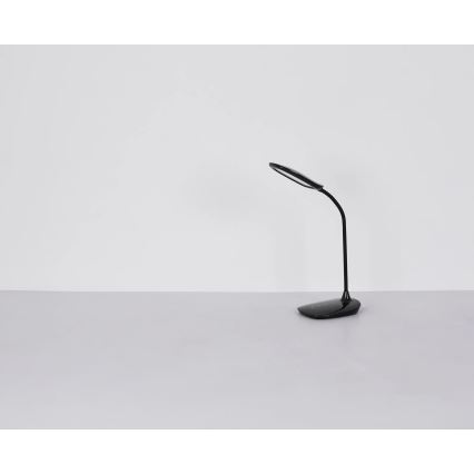 Globo - LED Stmievateľná dotyková stolná lampa LED/9W/230V 3000K/4000K/6500K CRI 90 čierna