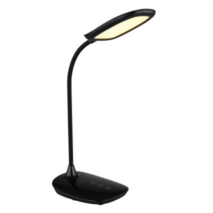 Globo - LED Stmievateľná dotyková stolná lampa LED/9W/230V 3000K/4000K/6500K CRI 90 čierna