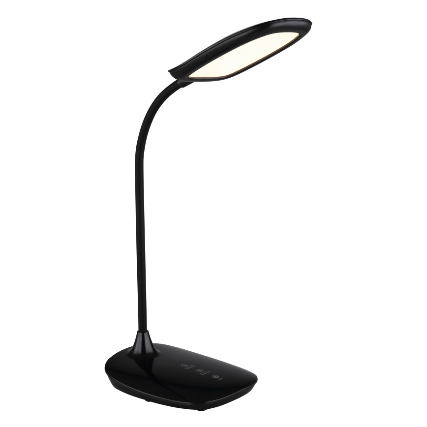 Globo - LED Stmievateľná dotyková stolná lampa LED/9W/230V 3000K/4000K/6500K CRI 90 čierna