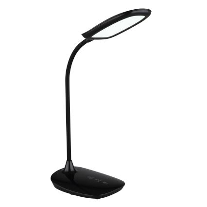 Globo - LED Stmievateľná dotyková stolná lampa LED/9W/230V 3000K/4000K/6500K CRI 90 čierna