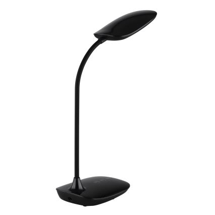 Globo - LED Stmievateľná dotyková stolná lampa LED/9W/230V 3000K/4000K/6500K CRI 90 čierna