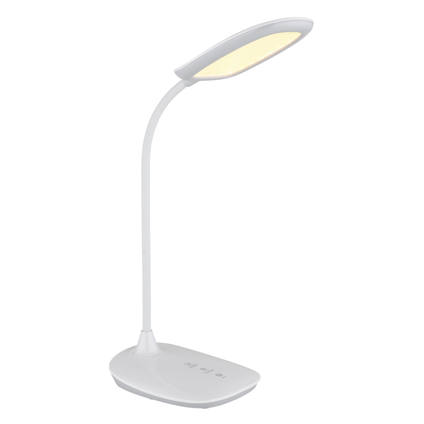 Globo - LED Stmievateľná dotyková stolná lampa LED/9W/230V 3000K/4000K/6500K CRI 90 biela