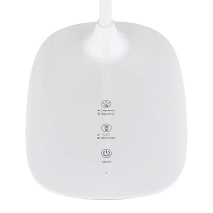 Globo - LED Stmievateľná dotyková stolná lampa LED/9W/230V 3000K/4000K/6500K CRI 90 biela