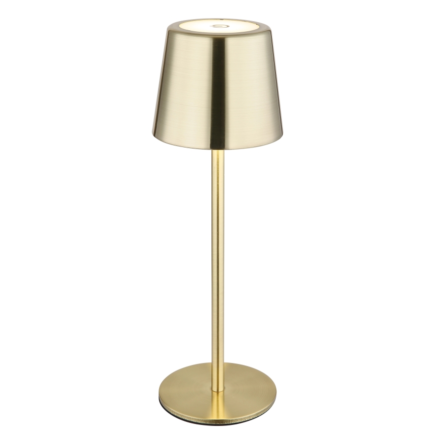 Globo - LED Stmievateľná dotyková nabíjateľná stolná lampa LED/2W/3,7V 3000/4000/6000K 2200 mAh zlatá