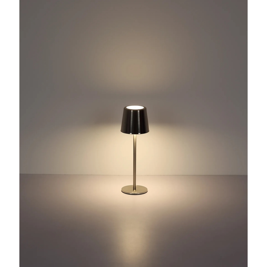 Globo - LED stmievateľná dotyková nabíjateľná stolná lampa LED/2W/3,7V 3000/4000/6000K 2200 mAh lesklý chróm