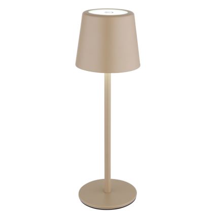 Globo - LED Stmievateľná vonkajšia dotyková stolná lampa LED/2W/5V 3000/4000/6000K 2200 mAh IP44 krémová