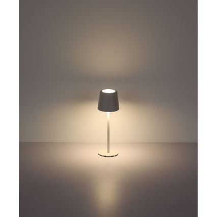 Globo - LED Stmievateľná vonkajšia dotyková stolná lampa LED/2W/5V 3000/4000/6000K 2200 mAh IP44 biela