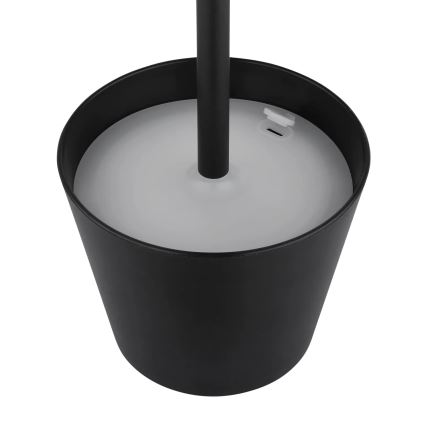 Globo - LED Stmievateľná dotyková nabíjateľná vonkajšia stolová lampa 3v1 LED/3W/5V 3000/4000/5000K IP54 1800 mAh čierna