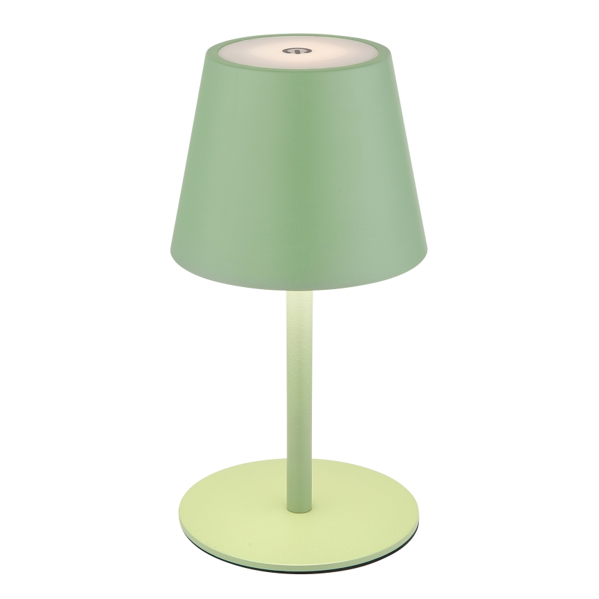 Globo - LED stmievateľná dotyková nabíjateľná vonkajšia stolová lampa 3v1 LED/3W/5V 3000/4000/5000K IP54 1800 mAh zelená