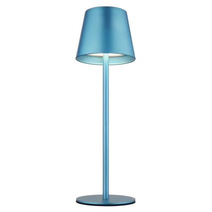 Globo - LED stmievateľná dotyková nabíjacia vonkajšia stolná lampa 3 v 1 LED/3W/5V 3000/4000/5000K IP54 1800 mAh modrá