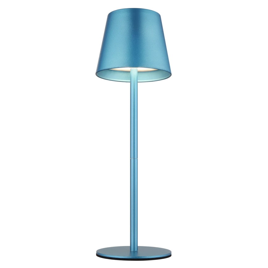 Globo - LED stmievateľná dotyková nabíjacia vonkajšia stolná lampa 3 v 1 LED/3W/5V 3000/4000/5000K IP54 1800 mAh modrá