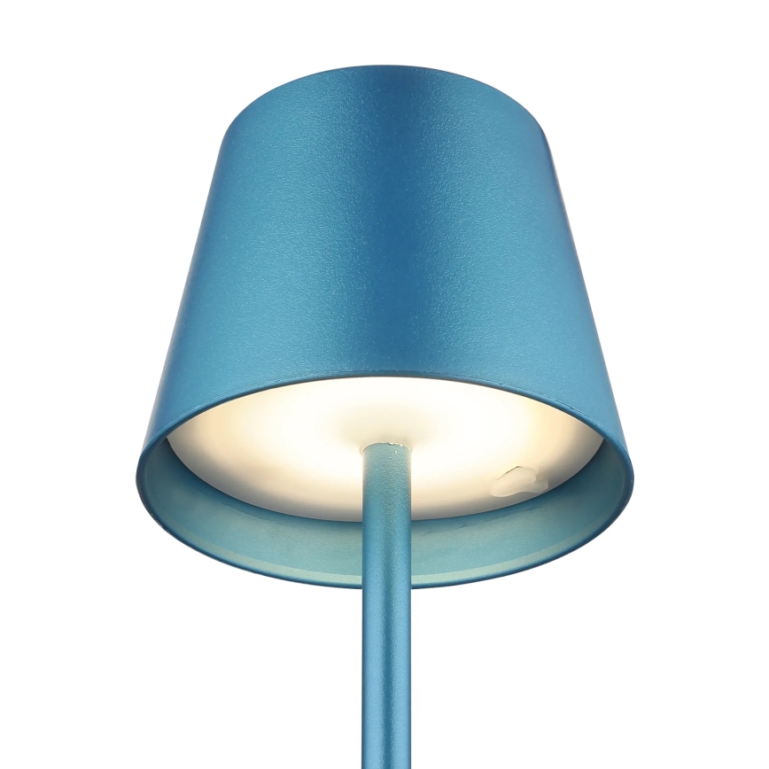 Globo - LED stmievateľná dotyková nabíjacia vonkajšia stolná lampa 3 v 1 LED/3W/5V 3000/4000/5000K IP54 1800 mAh modrá