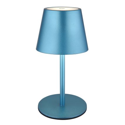 Globo - LED stmievateľná dotyková nabíjacia vonkajšia stolná lampa 3 v 1 LED/3W/5V 3000/4000/5000K IP54 1800 mAh modrá