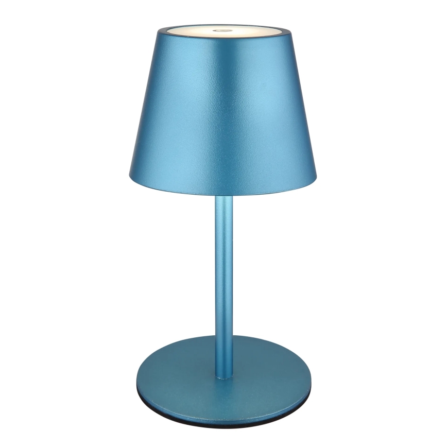 Globo - LED stmievateľná dotyková nabíjacia vonkajšia stolná lampa 3 v 1 LED/3W/5V 3000/4000/5000K IP54 1800 mAh modrá