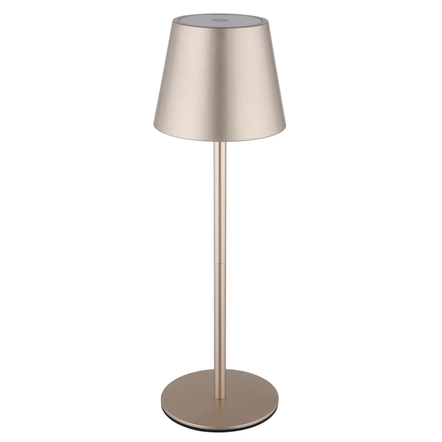 Globo - LED stmievateľná dotyková nabíjateľná vonkajšia stolová lampa 3 v 1 LED/3W/5V 3000/4000/5000K IP54 1800 mAh mosadz