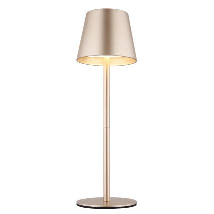 Globo - LED stmievateľná dotyková nabíjateľná vonkajšia stolová lampa 3 v 1 LED/3W/5V 3000/4000/5000K IP54 1800 mAh mosadz