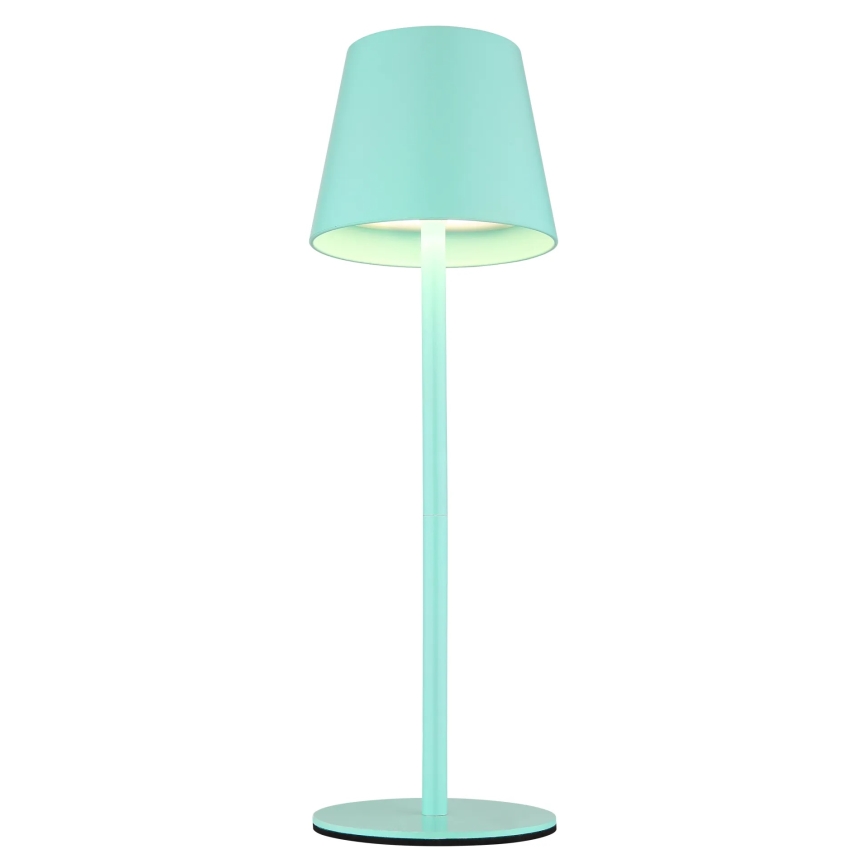 Globo - LED stmievateľná dotyková nabíjacia vonkajšia stolová lampa 3v1 LED/3W/5V 3000/4000/5000K IP54 1800 mAh mentolovo zelená