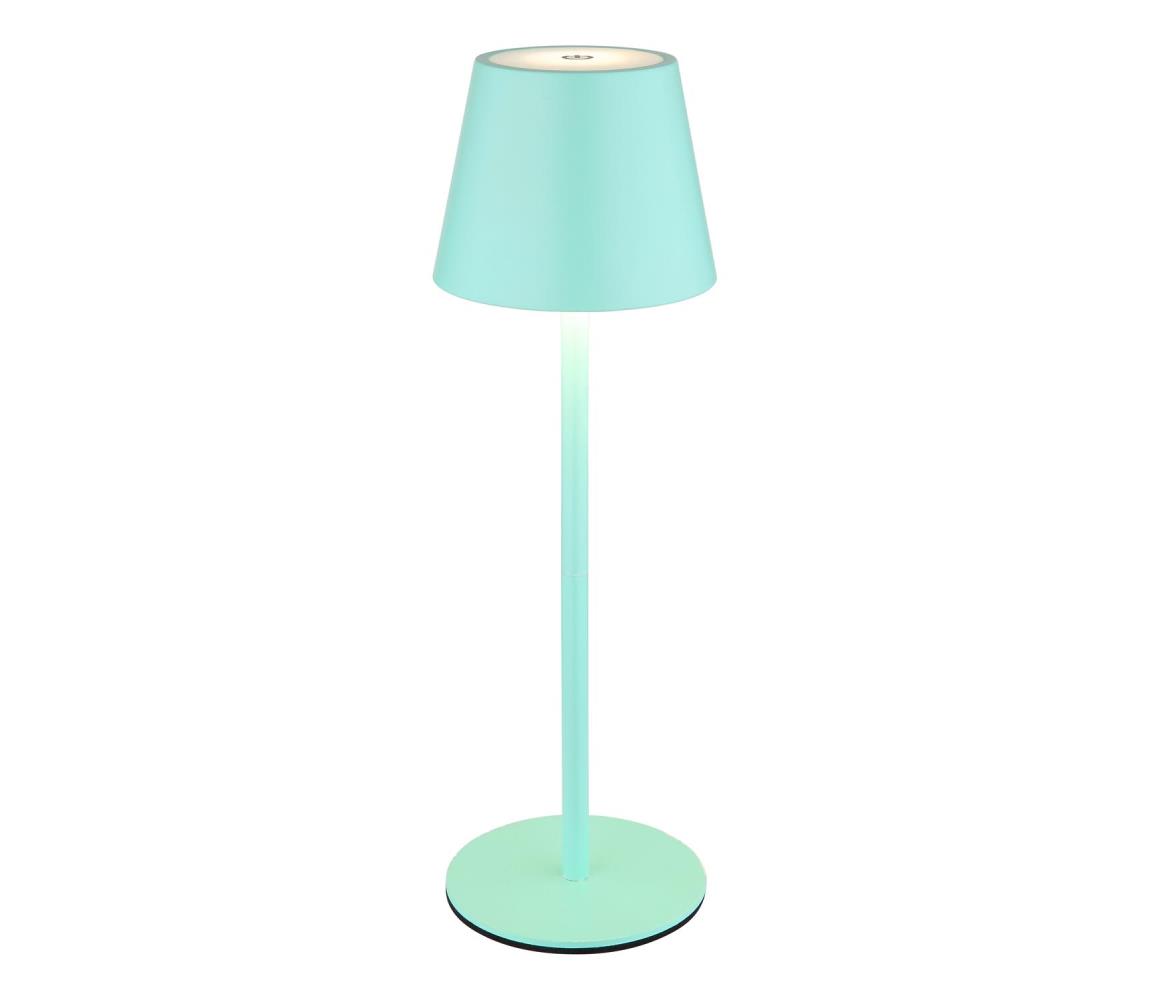 Globo 58488M-LED VANNIE – vonkajšia stolná lampa, stmievateľná, dotykové ovládanie, nabíjateľná, 3W/5V IP54 1800mAh 58488M