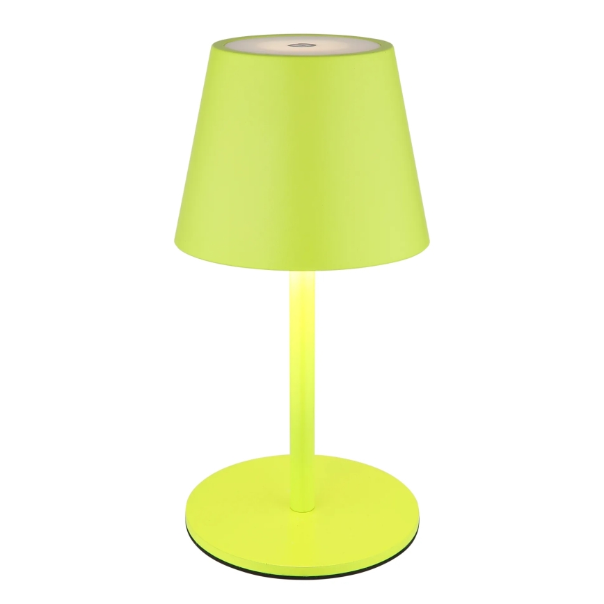 Globo - LED stmievateľná dotyková nabíjateľná vonkajšia stolová lampa 3v1 LED/3W/5V 3000/4000/5000K IP54 1800 mAh zelená