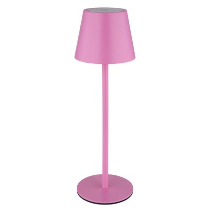 Globo - LED stmievateľná dotyková nabíjacia vonkajšia stolová lampa 3v1 LED/3W/5V 3000/4000/5000K IP54 1800 mAh ružová