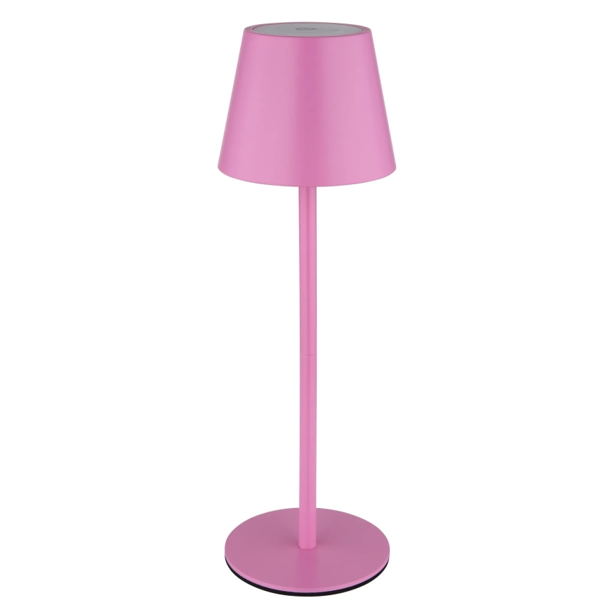 Globo - LED stmievateľná dotyková nabíjacia vonkajšia stolová lampa 3v1 LED/3W/5V 3000/4000/5000K IP54 1800 mAh ružová