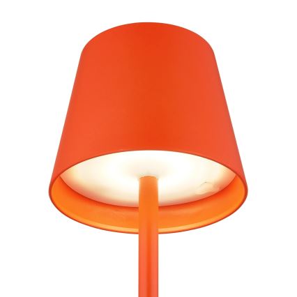 Globo - LED stmievateľná dotyková nabíjateľná vonkajšia stolová lampa 3v1 LED/3W/5V 3000/4000/5000K IP54 1800 mAh červená
