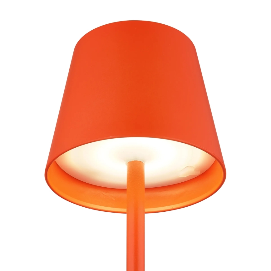 Globo - LED stmievateľná dotyková nabíjateľná vonkajšia stolová lampa 3v1 LED/3W/5V 3000/4000/5000K IP54 1800 mAh červená