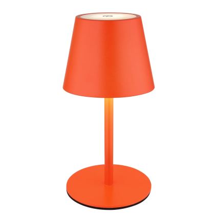 Globo - LED stmievateľná dotyková nabíjateľná vonkajšia stolová lampa 3v1 LED/3W/5V 3000/4000/5000K IP54 1800 mAh červená